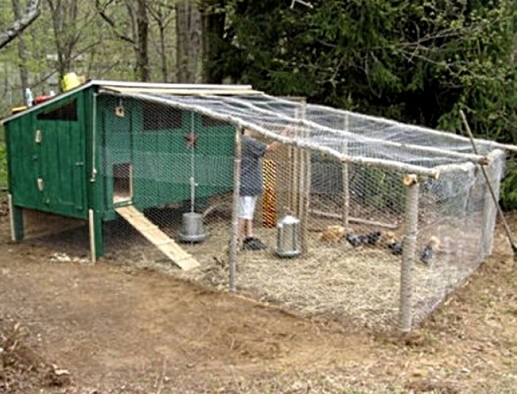 Chickens coops are easy to make. You can buy may types and sizes in kit form